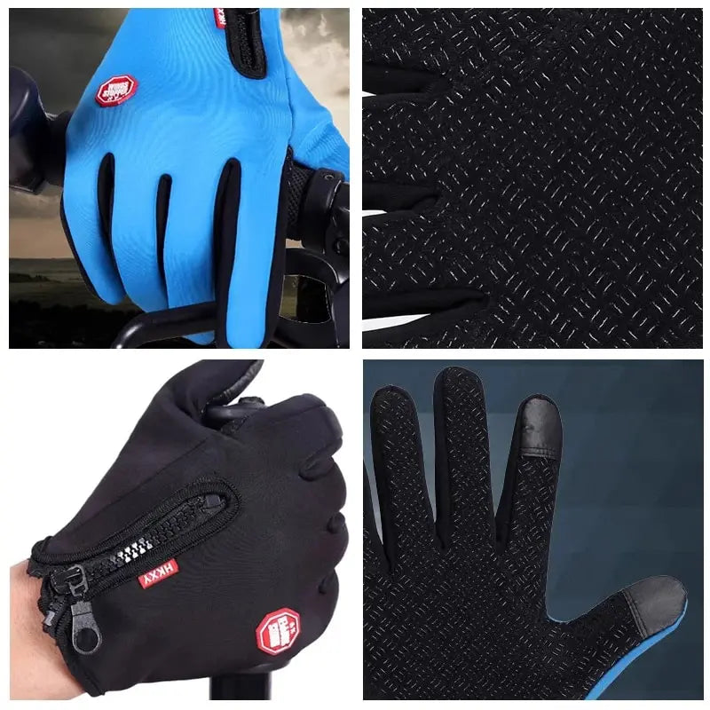 Guantes de ciclismo con pantalla táctil: calidez y agarre 