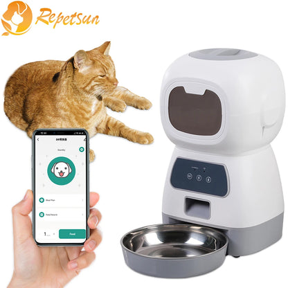 Comedero Automático SmartPet 3.5L - Cuidado Inteligente para Tu Amigo de 4 Patas 