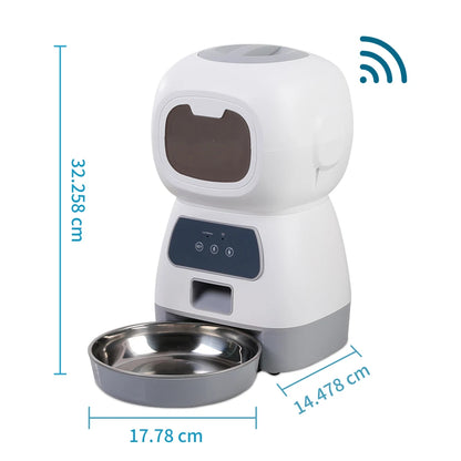 Comedero Automático SmartPet 3.5L - Cuidado Inteligente para Tu Amigo de 4 Patas 