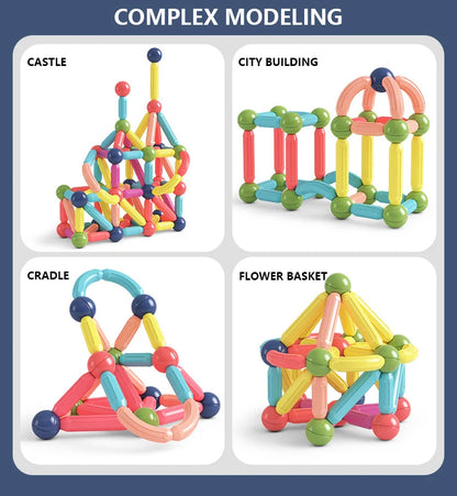 Construcciones magnéticas educativas